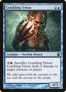 Crackling Triton (THS-045) - Theros Foil