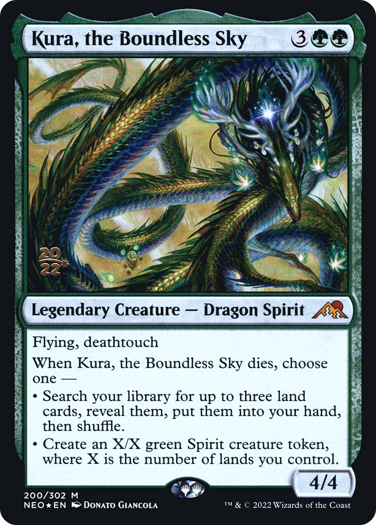 Kura, the Boundless Sky (PRE-200S) - Kamigawa: Neon Dynasty Promos Foil