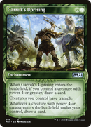 Garruk's Uprising (M21-308) - Core Set 2021: (Showcase) Foil
