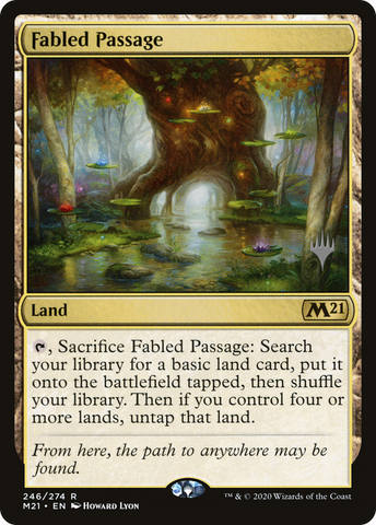 Fabled Passage (PPM21-246) - Core Set 2021 Promos Foil