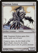 Titanium Golem (MRD-263) - Mirrodin Foil