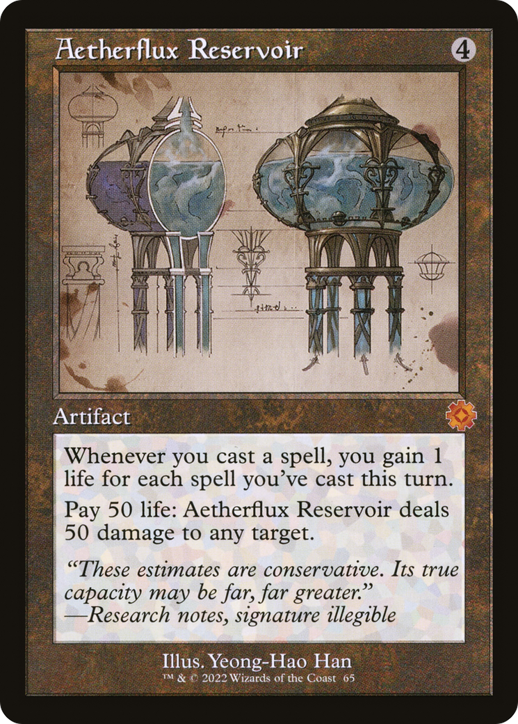 Aetherflux Reservoir (BRR-065) - The Brothers' War Retro Artifacts