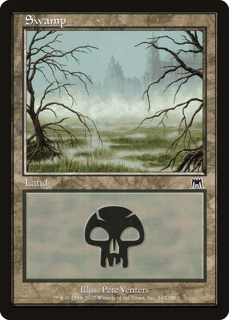 Swamp (ONS-342) - Onslaught Foil
