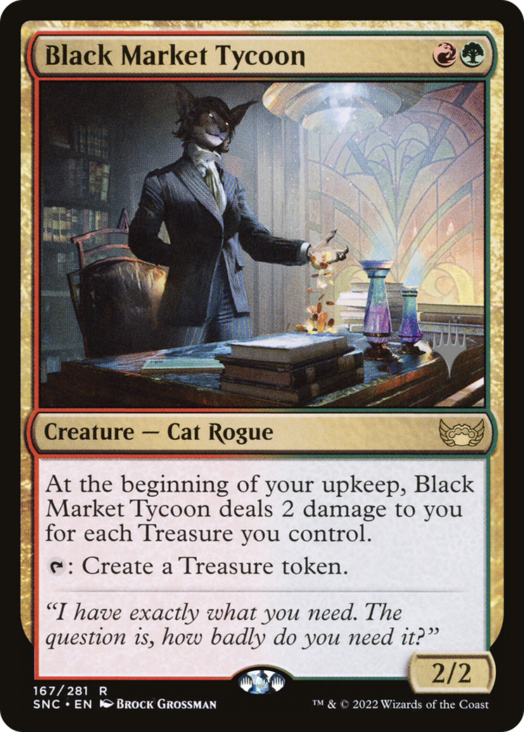 Black Market Tycoon (PPSNC-167P) - Streets of New Capenna Promos Foil