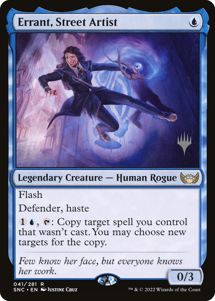 Errant, Street Artist (PPSNC-041) - Streets of New Capenna Promos Foil