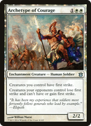 Archetype of Courage (BNG-004) - Born of the Gods: (enchantment) Foil
