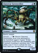 Llanowar Greenwidow (PRE-169S) - Dominaria United Promos Foil