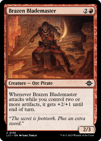 Brazen Blademaster (LCI-136) - The Lost Caverns of Ixalan