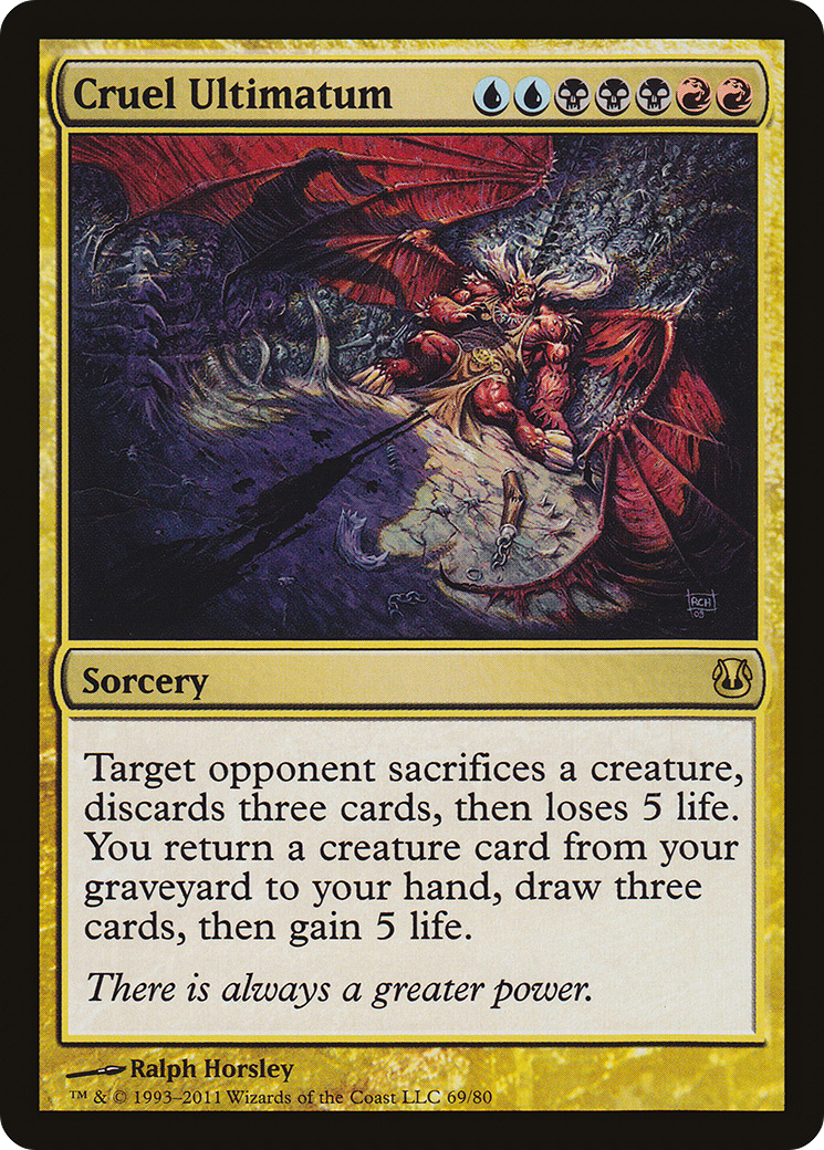 Cruel Ultimatum (DDH-069) - Duel Decks: Ajani vs. Nicol Bolas