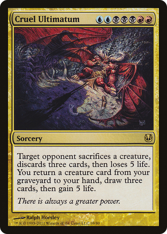 Cruel Ultimatum (DDH-069) - Duel Decks: Ajani vs. Nicol Bolas