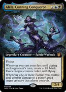Alela, Cunning Conqueror (WOC-034) - Wilds of Eldraine Commander: (Extended Art)