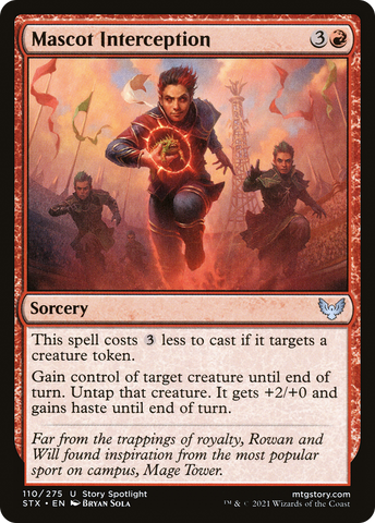 Mascot Interception (STX-110) - Strixhaven: School of Mages