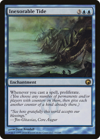 Inexorable Tide (SOM-035) - Scars of Mirrodin Foil