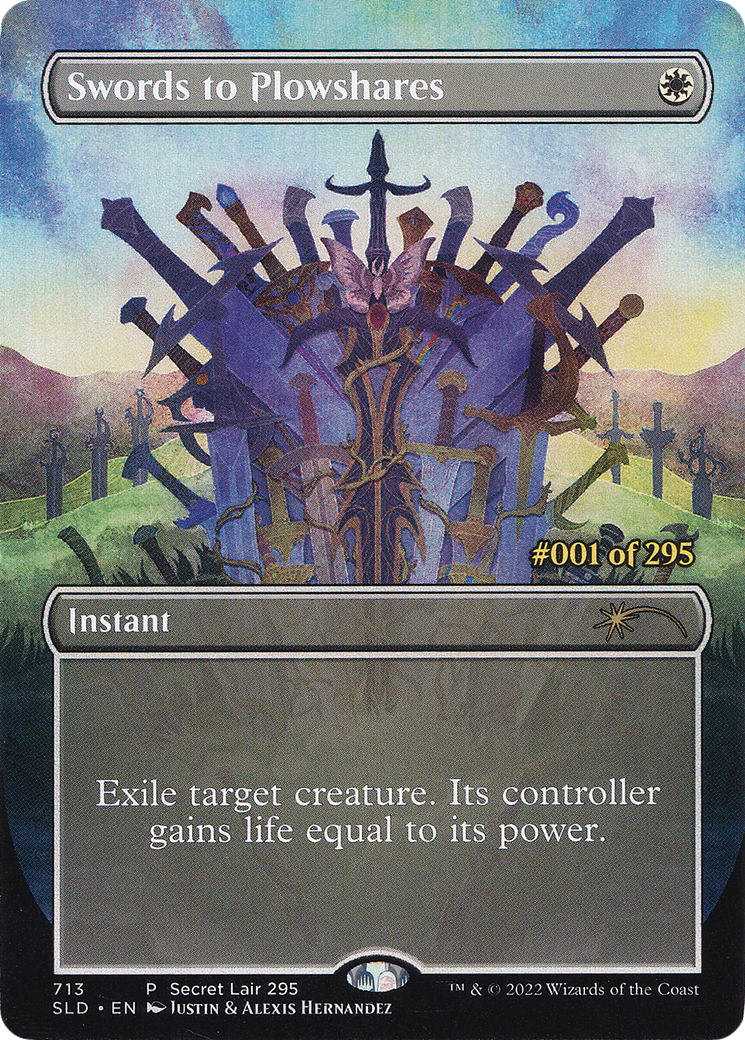 Swords to Plowshares (SLD-713) - Secret Lair Drop (Borderless)