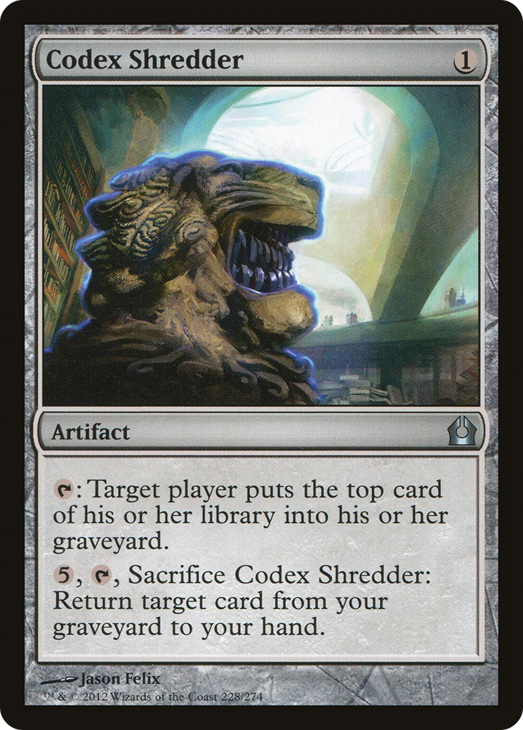 Codex Shredder (RTR-228) - Return to Ravnica Foil