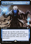 Fact or Fiction (CMR-634) - Commander Legends: (Extended Art) Foil