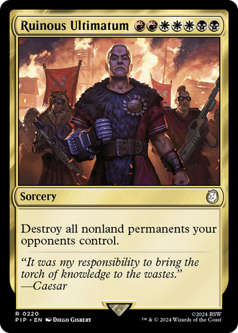 Ruinous Ultimatum (PIP-220) - Fallout Foil