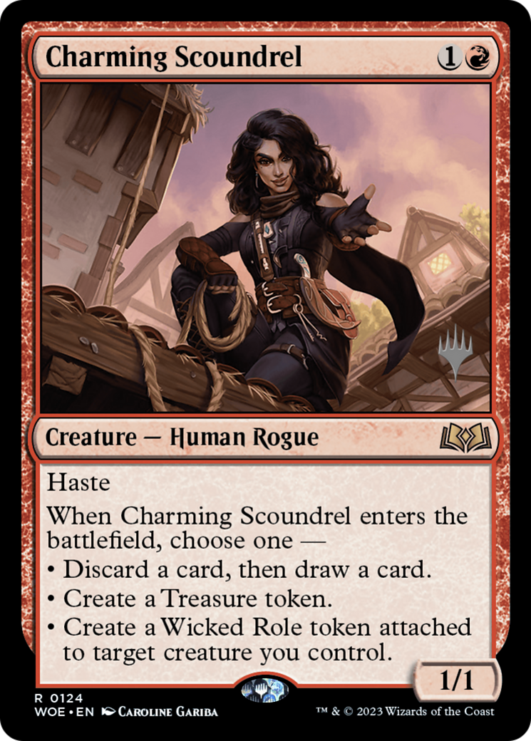 Charming Scoundrel (PPWOE-124P) - Wilds of Eldraine Promos