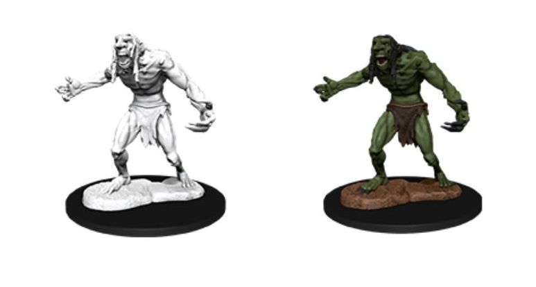 D&D Mini Raging Troll