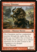 Pensive Minotaur (JOU-105) - Journey into Nyx Foil