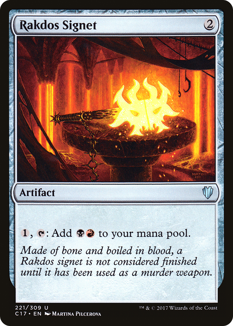 Rakdos Signet (C17-221) - Commander 2017