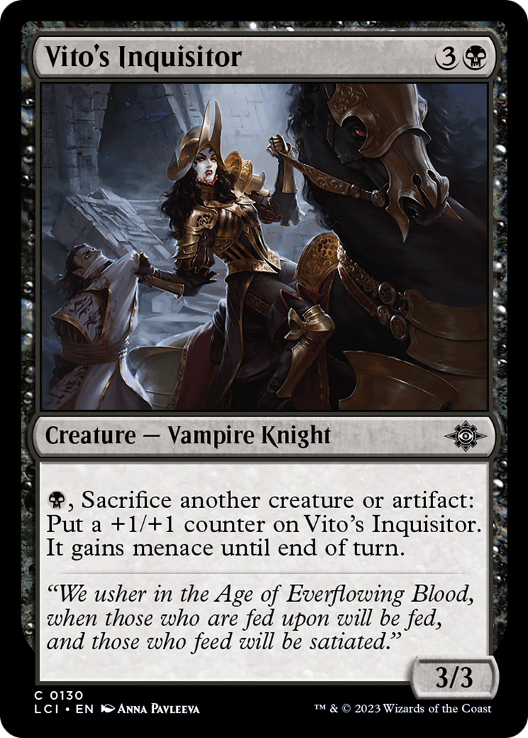 Vito's Inquisitor (LCI-130) - The Lost Caverns of Ixalan Foil