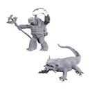 D&D Miniatures: Tortle Druid & Wild Shape Giant Lizard