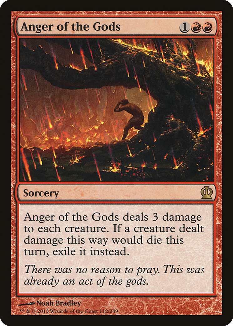 Anger of the Gods (THS-112) - Theros Foil