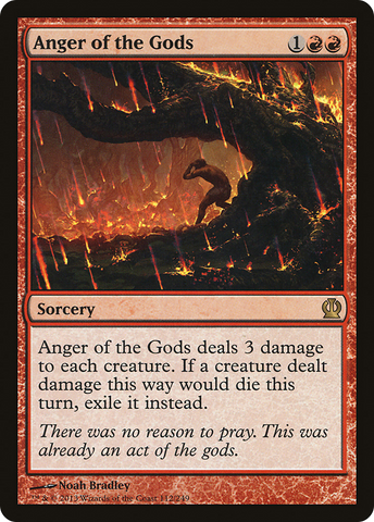 Anger of the Gods (THS-112) - Theros Foil