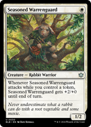 Seasoned Warrenguard (BLB-030) - Bloomburrow Foil