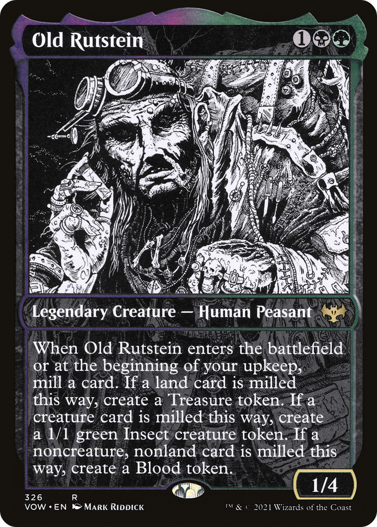 Old Rutstein (VOW-326) - Innistrad: Crimson Vow: (Showcase) Foil
