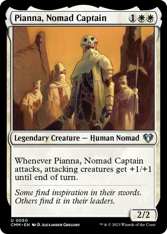 Pianna, Nomad Captain (CMM-050) - Commander Masters Foil