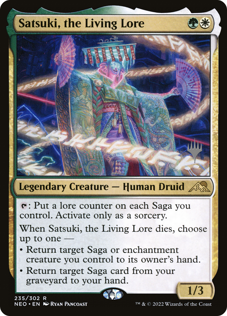 Satsuki, the Living Lore (PPNEO-235) - Kamigawa: Neon Dynasty Promos