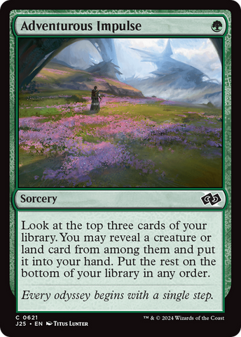Adventurous Impulse (J25-621) - Foundations Jumpstart