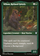 Wilson, Refined Grizzly (CLB-522) - Commander Legends: Battle for Baldur's Gate Etched Foil