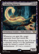 Enduring Tenacity (PPDSK-095) - Duskmourn: House of Horror Promos: (enchantment) Foil