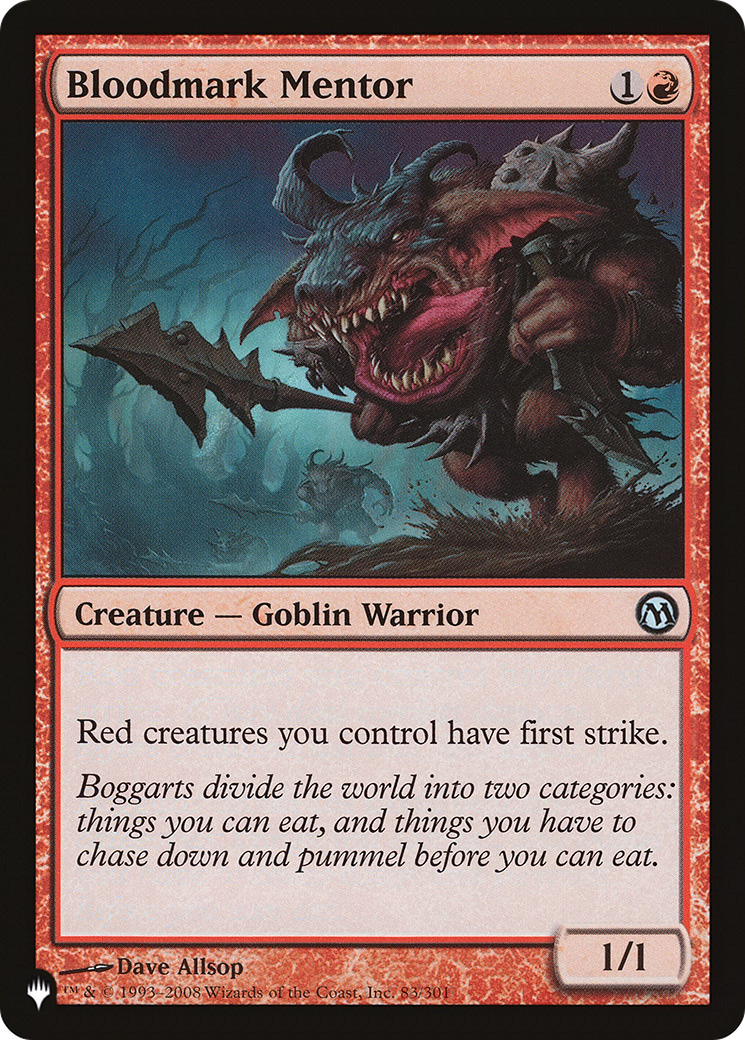 Bloodmark Mentor (LIST-040) - The List