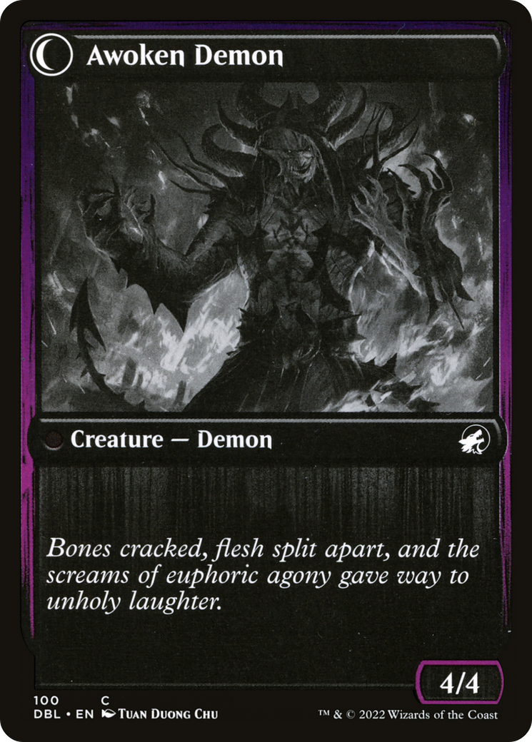 Ecstatic Awakener // Awoken Demon (DBL-100) - Innistrad: Double Feature: (Double Faced Transform)