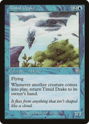 Timid Drake (MMQ-111) - Mercadian Masques Foil