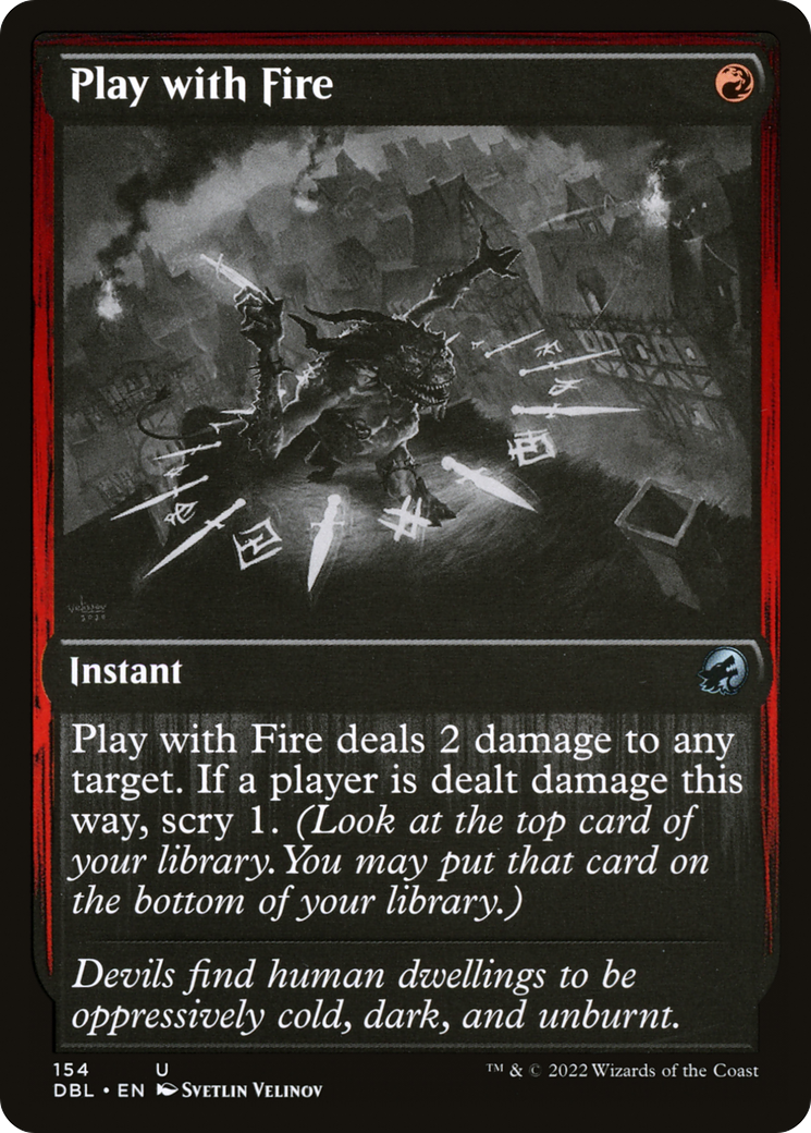 Play with Fire (DBL-154) - Innistrad: Double Feature Foil