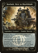 Korlash, Heir to Blackblade (PRE-087) - Future Sight Promos Foil