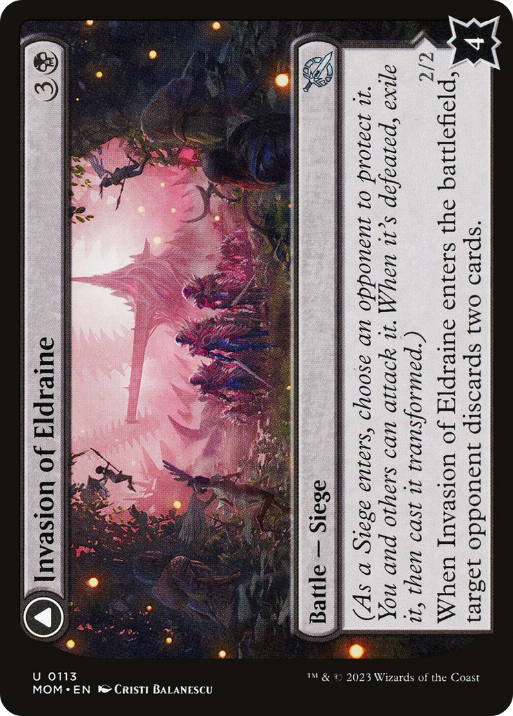 Invasion of Eldraine // Prickle Faeries (MOM-113) - March of the Machine Foil