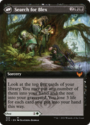 Blex, Vexing Pest // Search for Blex (STX-322) - Strixhaven: School of Mages: (Extended Art)