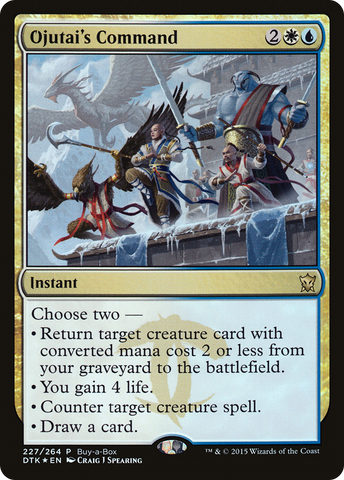 Ojutai's Command (BABP-227) - Dragons of Tarkir Promos Foil