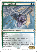 Ice-Fang Coatl (White Border) (MB2-083) - Mystery Booster 2: (snow)