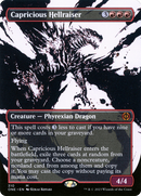 Capricious Hellraiser (ONE-310) - Phyrexia: All Will Be One: (Showcase) (Borderless) Foil
