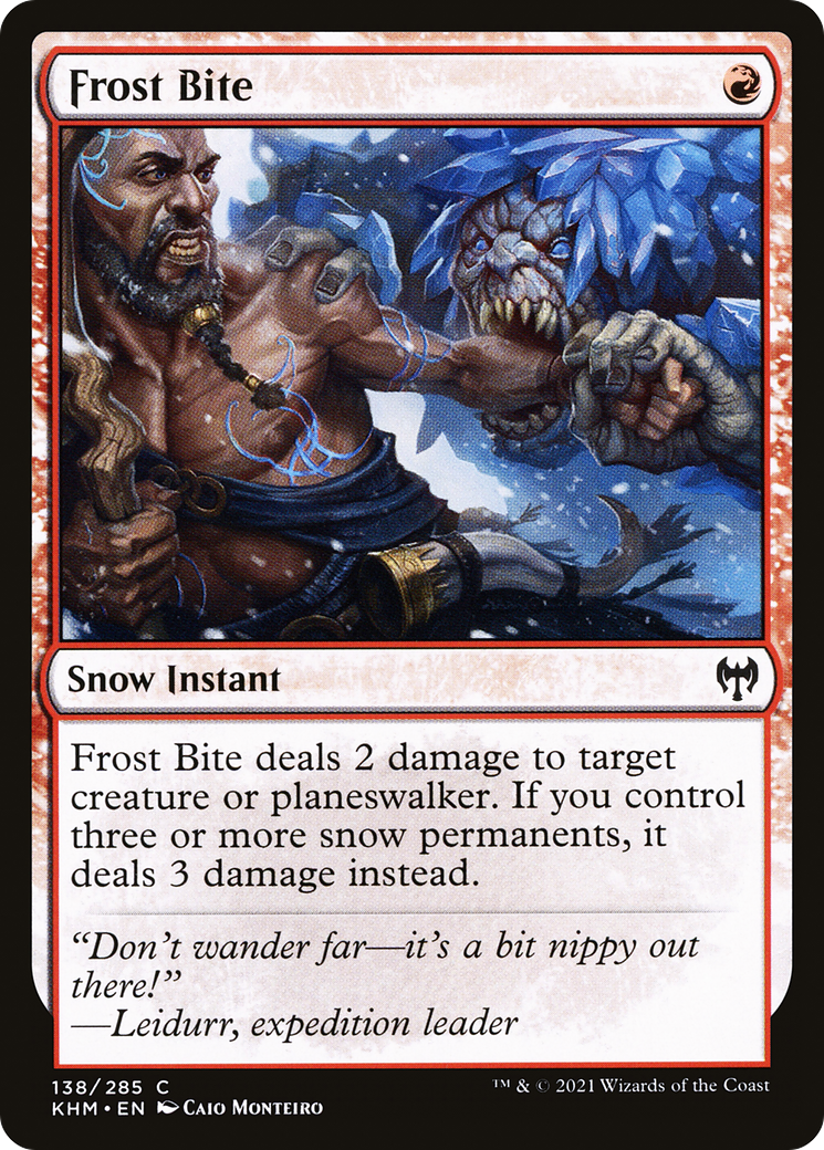 Frost Bite (KHM-138) - Kaldheim: (snow) Foil