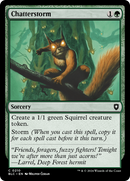 Chatterstorm (BLC-210) - Bloomburrow Commander