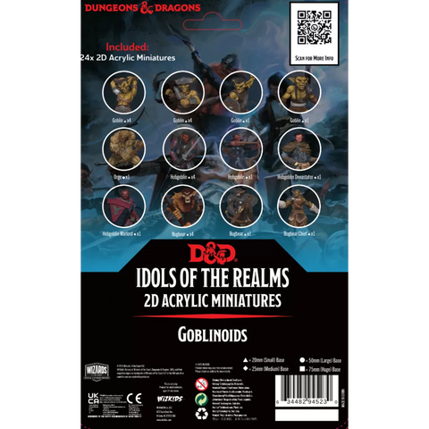 D&D Idols of the Realms Goblinoids 2D Set