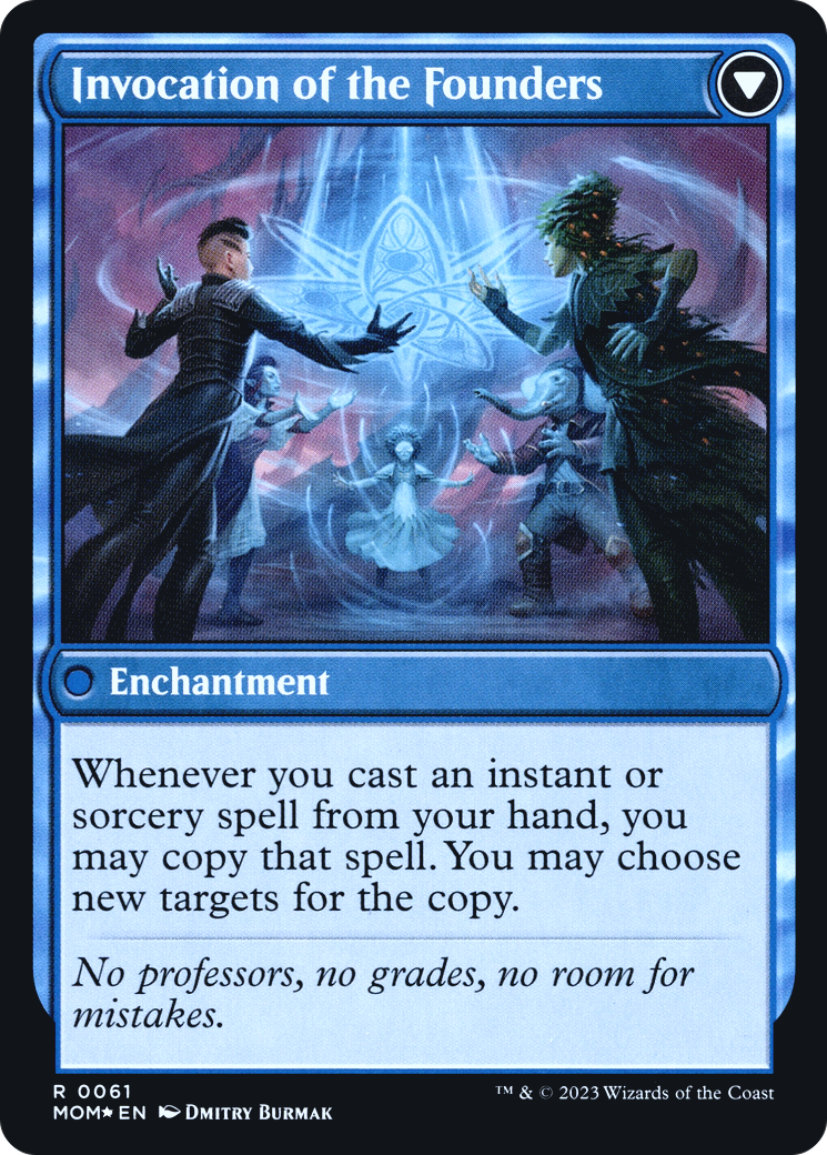 Invasion of Arcavios // Invocation of the Founders (PRE-61S) - March of the Machine Promos Foil